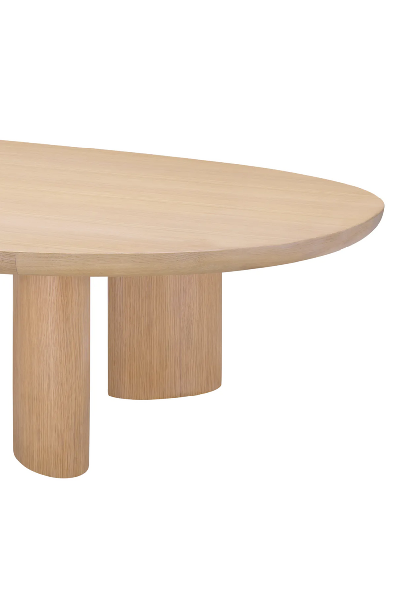 Scandi Oak Oval Coffee Table | Eichholtz Lindner | Oroatrade.com