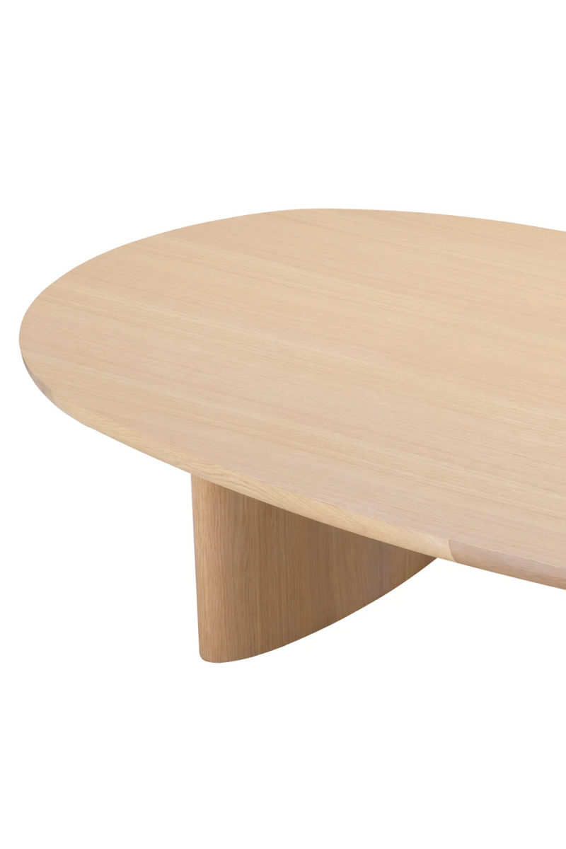 Scandi Oak Oval Coffee Table | Eichholtz Lindner | Oroatrade.com