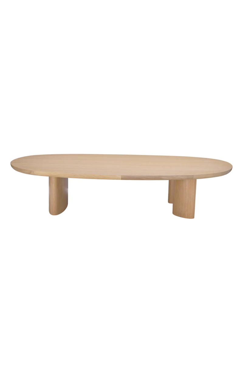 Scandi Oak Oval Coffee Table | Eichholtz Lindner | Oroatrade.com