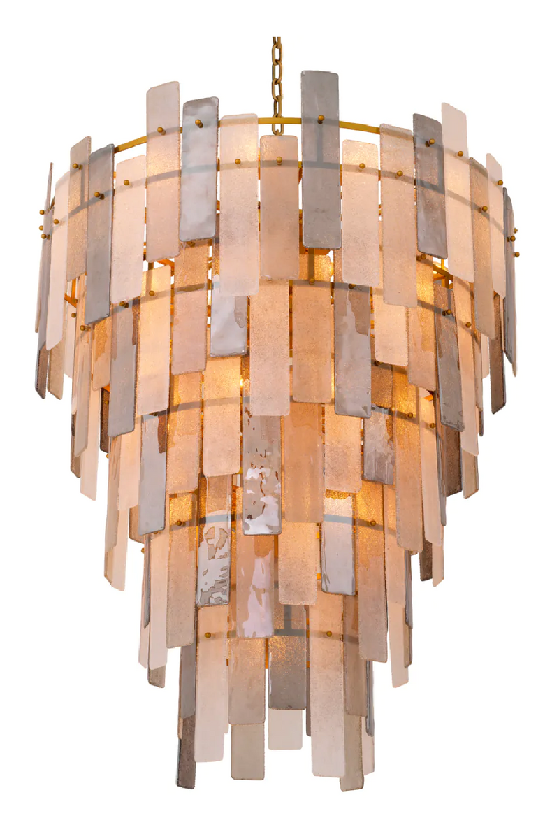 Tiered Glass Chandelier XXL | Eichholtz Greyson | Oroatrade.com