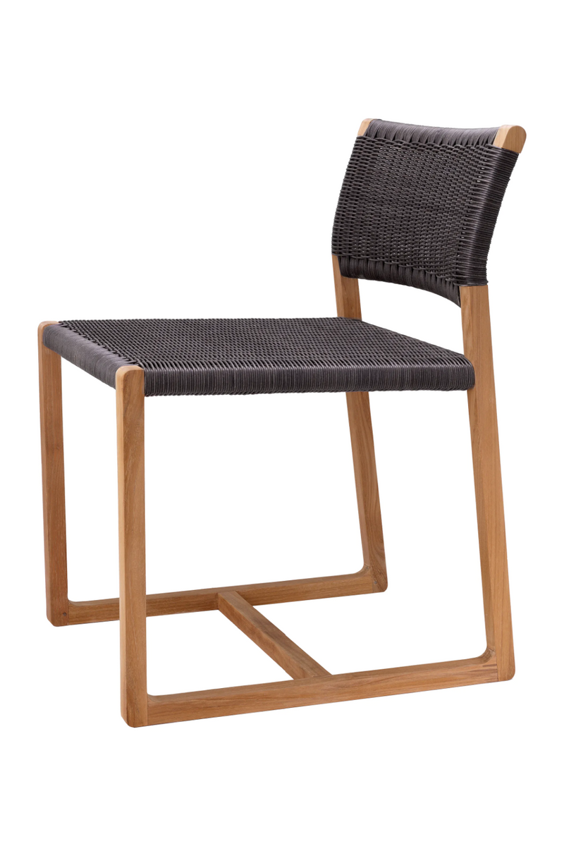 Wooden Weave Outdoor Dining Chair | Eichholtz Griffin | Oroatrade.com