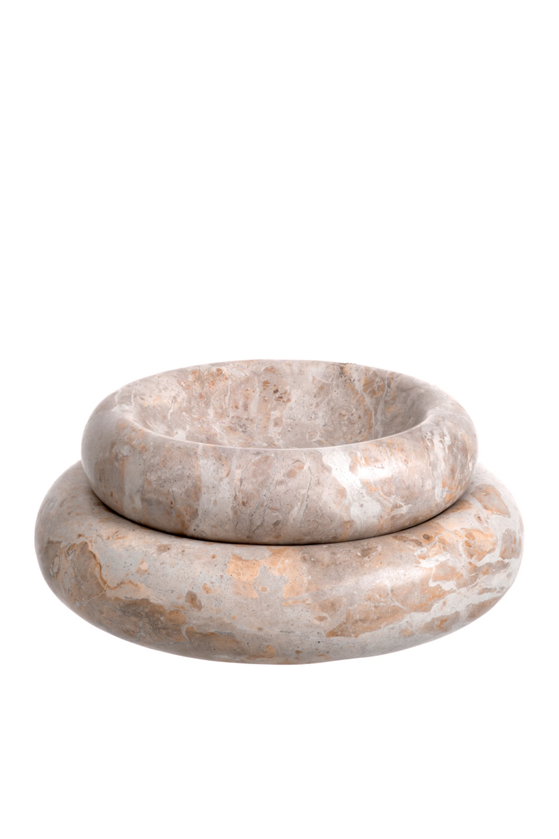 Brown Marble Decorative Bowl L | Eichholtz Lizz | Oroatrade.com