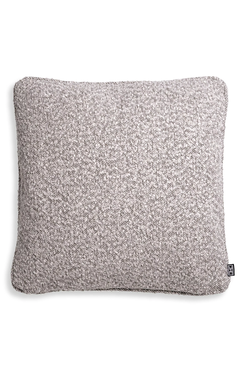 Gray Minimalist Bouclé Cushion | Eichholtz | Oroatrade.com