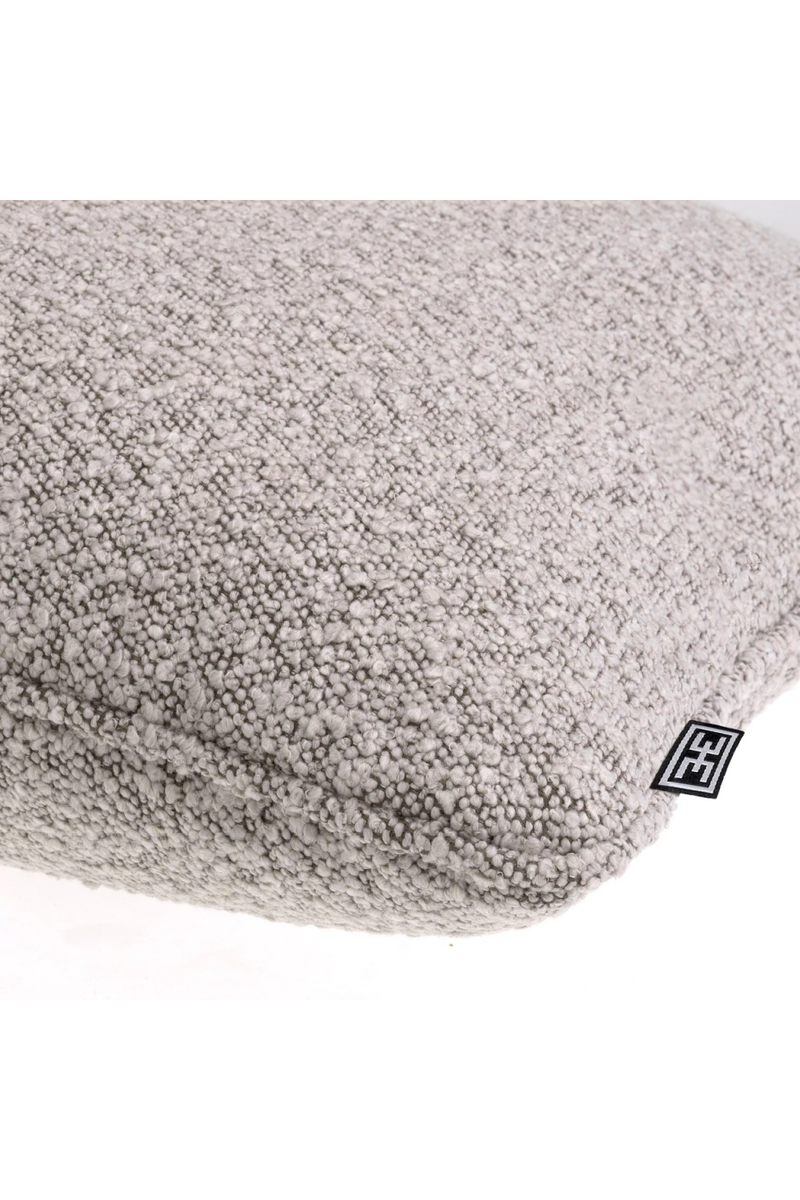 Gray Minimalist Bouclé Cushion | Eichholtz | Oroatrade.com