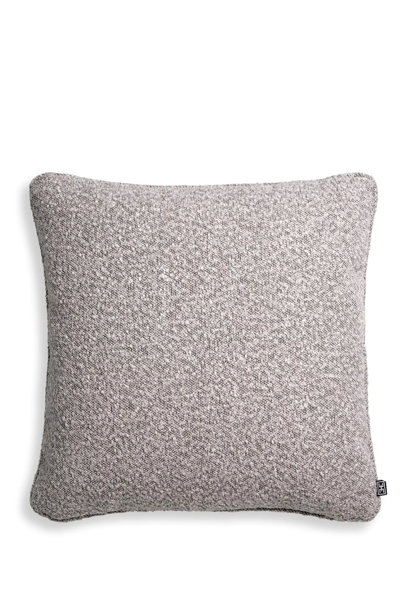 Gray Minimalist Bouclé Cushion | Eichholtz | Oroatrade.com