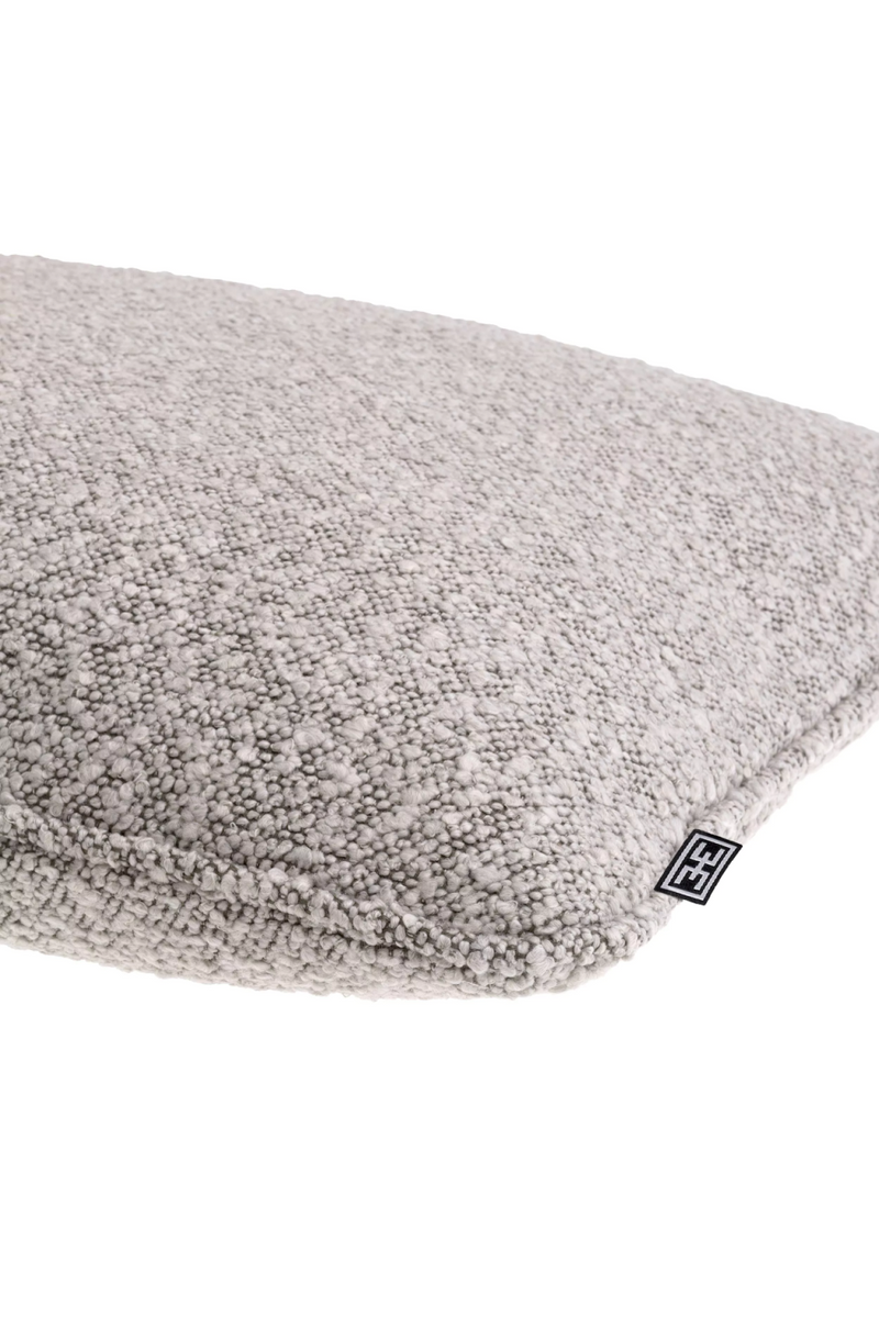 Gray Minimalist Bouclé Cushion | Eichholtz | Oroatrade.com