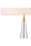 White Bouclé Shade Table Lamp | Eichholtz Stilla | Oroatrade.com