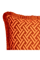 Orange Fringed Cushion | Eichholtz Doris | Oroatrade.com