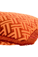 Orange Fringed Cushion | Eichholtz Doris | Oroatrade.com