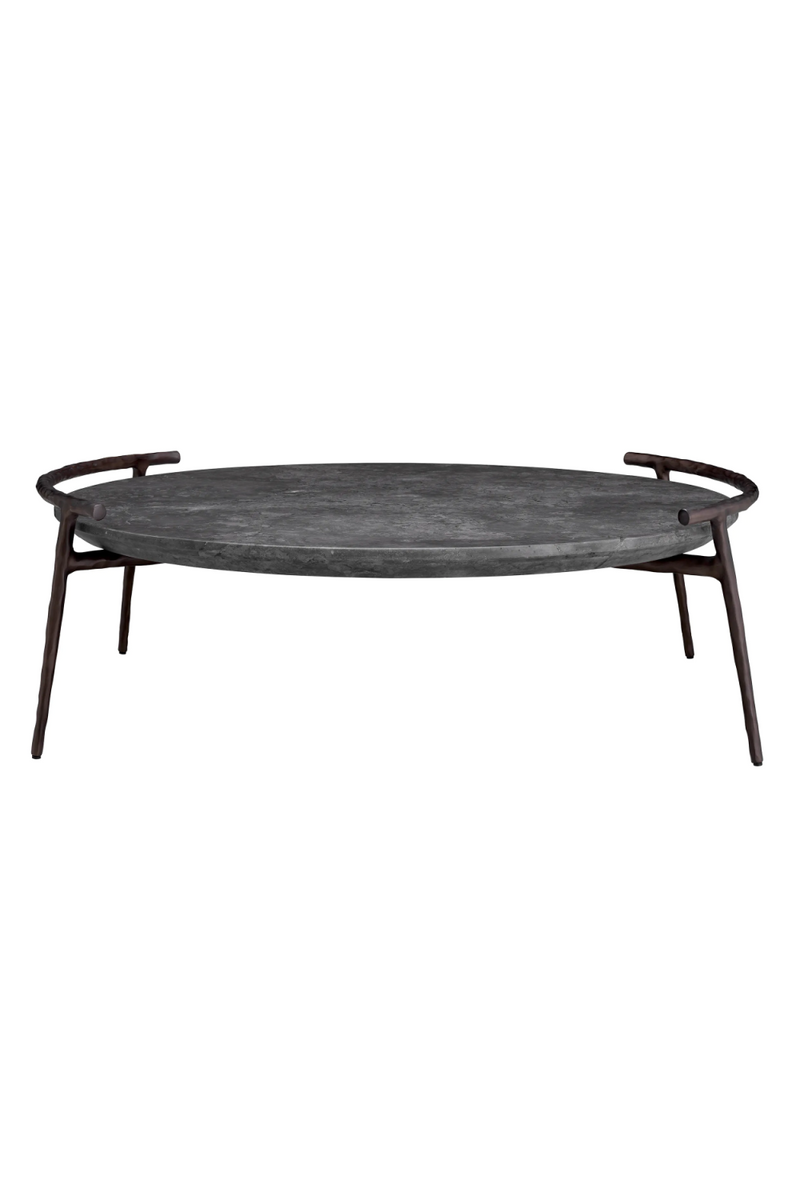 Gray Marble Rustic Coffee Table | Eichholtz Arca | Oroatrade.com