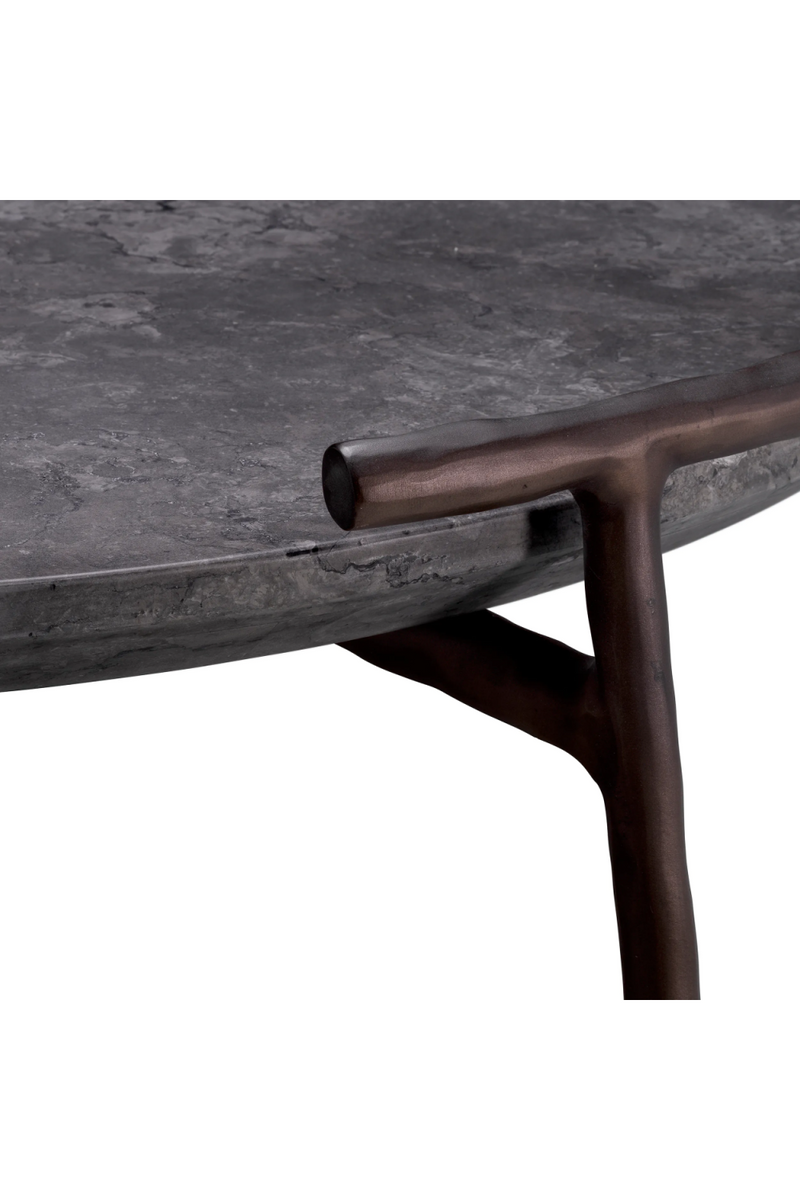 Gray Marble Rustic Coffee Table | Eichholtz Arca | Oroatrade.com