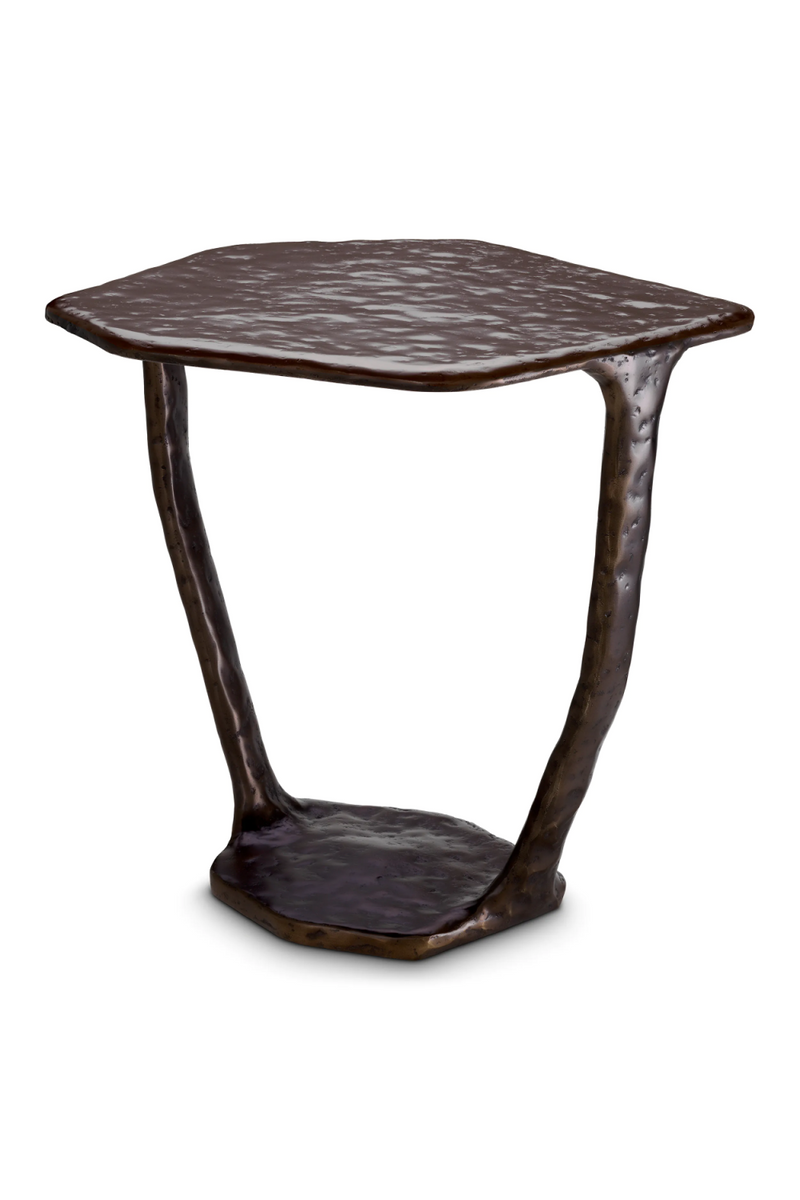 Organic Shaped Bronze Side Table | Eichholtz Tigra | Oroatrade.com