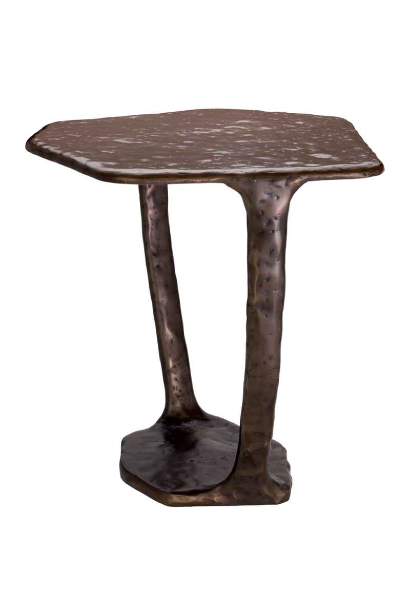 Organic Shaped Bronze Side Table | Eichholtz Tigra | Oroatrade.com