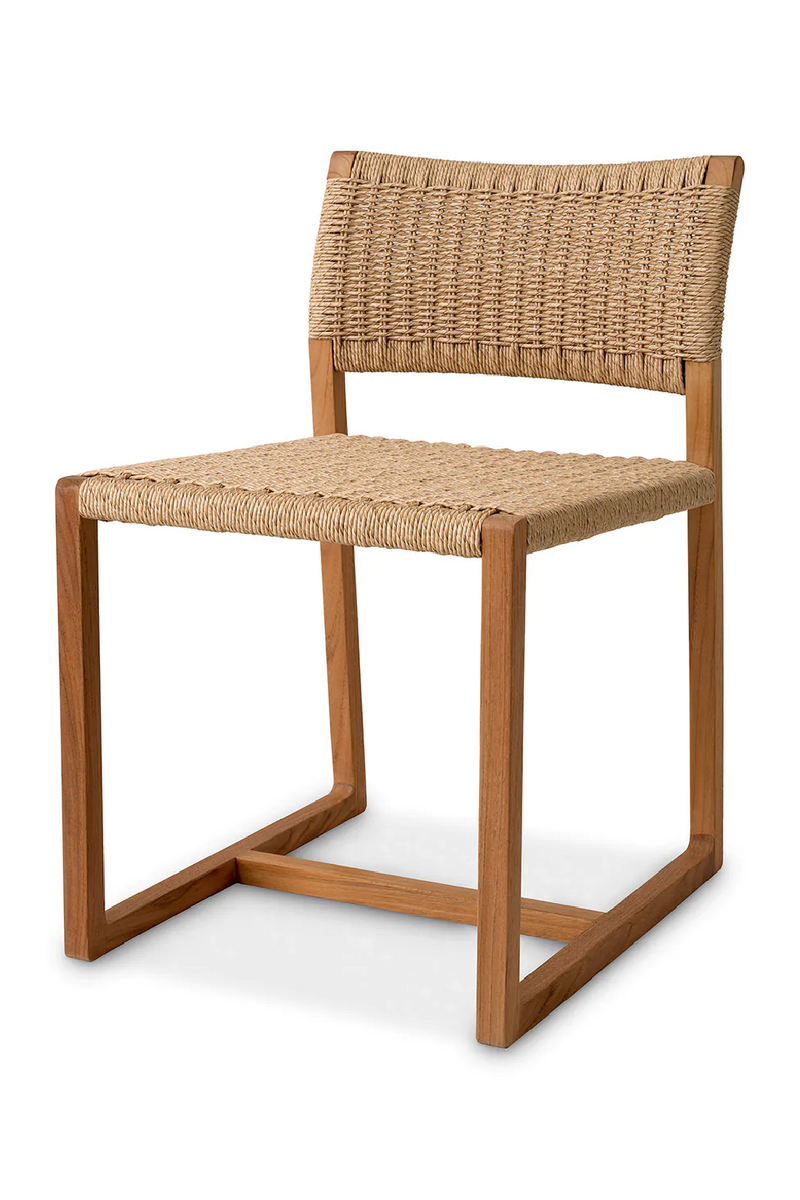 Wooden Weave Outdoor Dining Chair | Eichholtz Griffin | Oroatrade.com