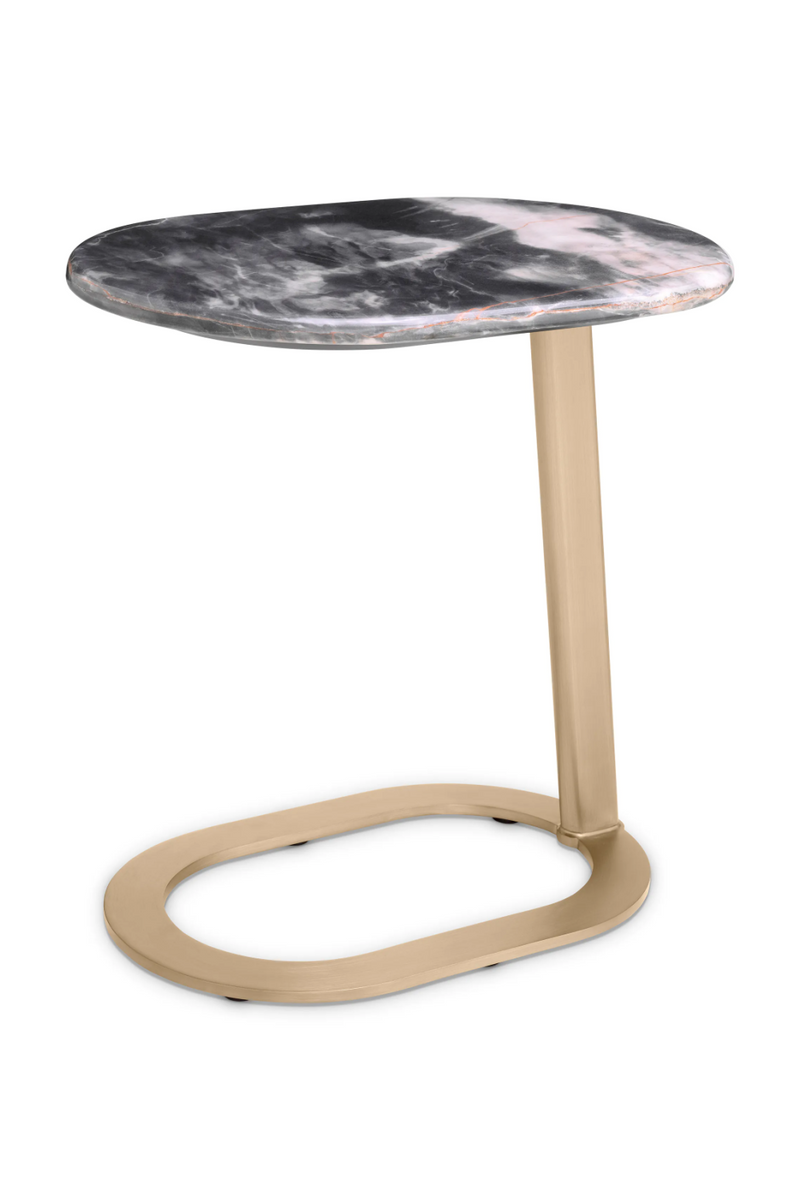 Oval Marble End Table | Eichholtz Oyo | Oroatrade.com