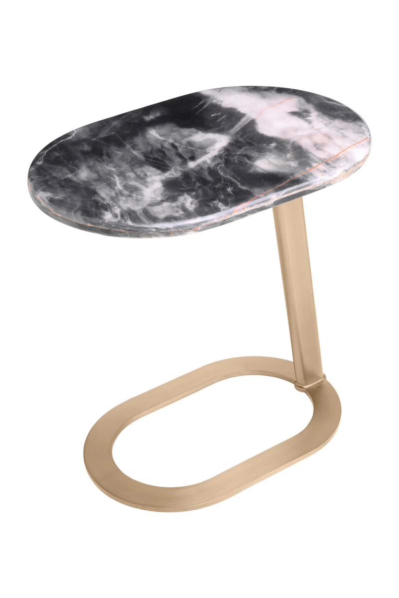 Oval Marble End Table | Eichholtz Oyo | Oroatrade.com