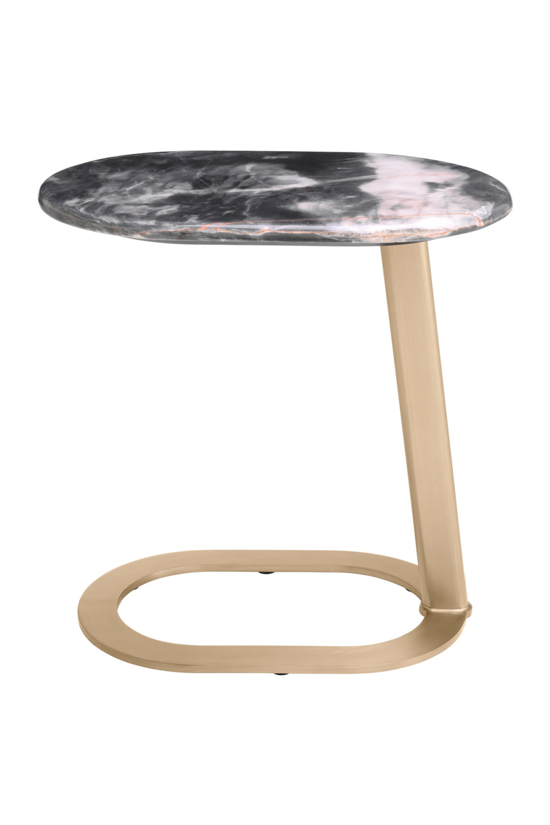 Oval Marble End Table | Eichholtz Oyo | Oroatrade.com