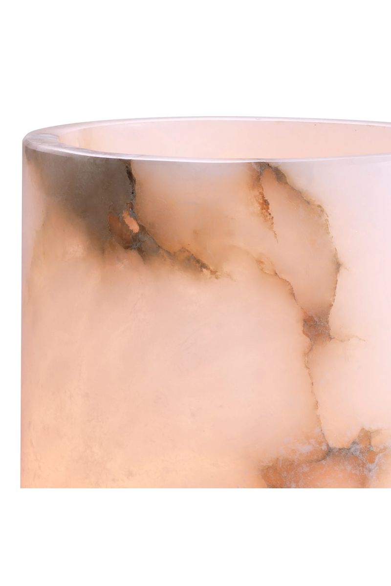 Cylindrical Alabaster Tealight Holders (3) | Eichholtz Leonidas | Oroatrade.com