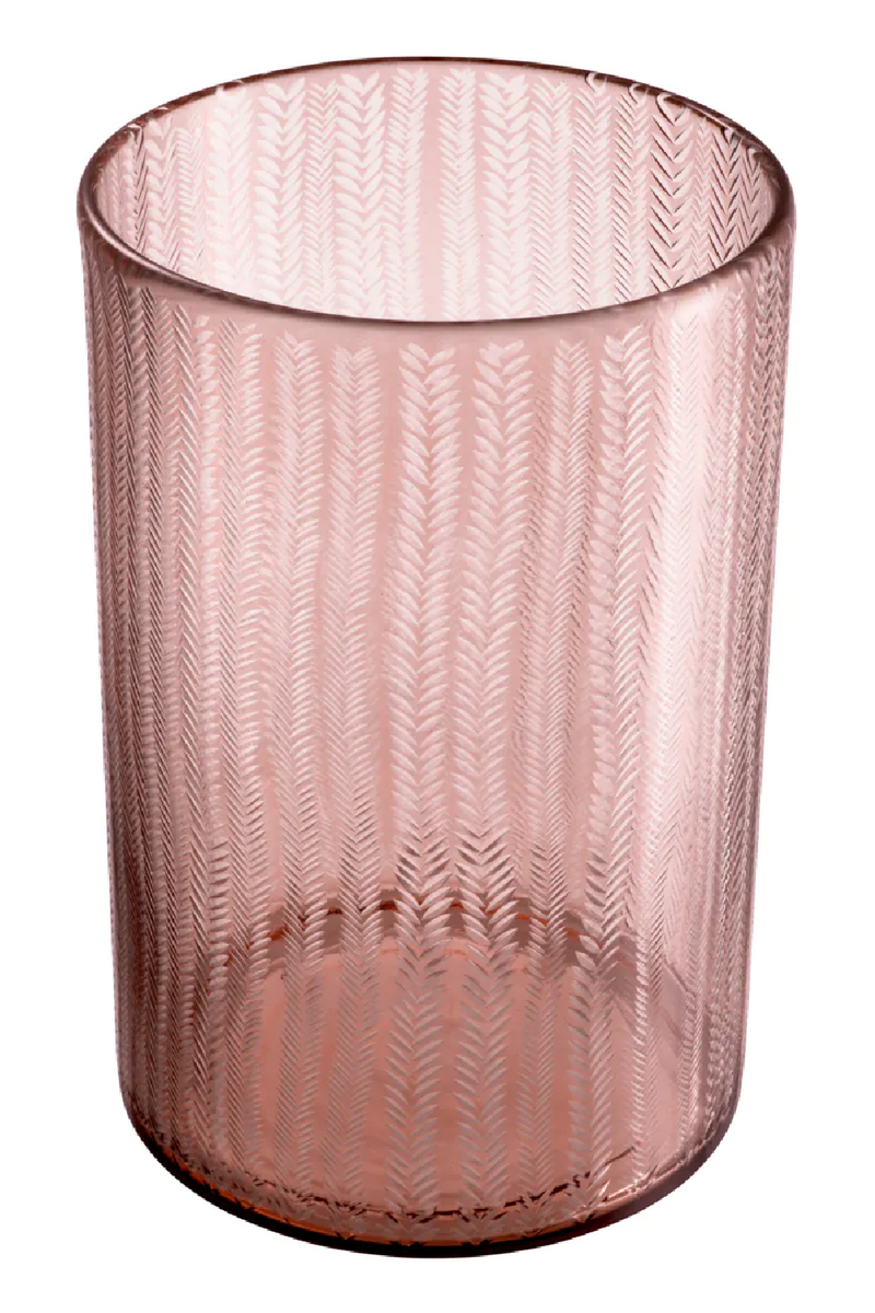 Pink Glass Hurricane | Eichholtz Spencer | Oroatrade.com