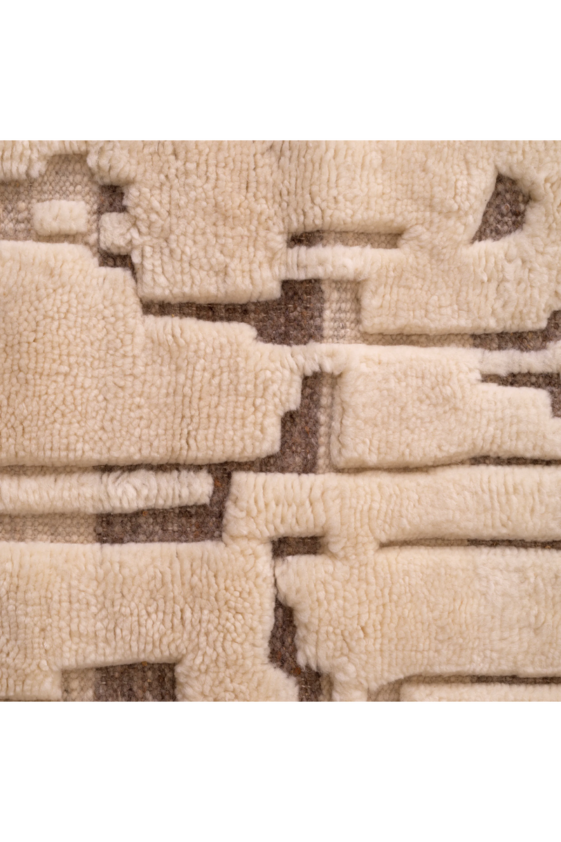 Knotted Cream Wool Carpet | Eichholtz Eminence