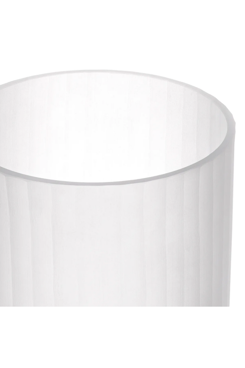 White Frosted Glass Vase | Eichholtz Haight | Oroatrade.com