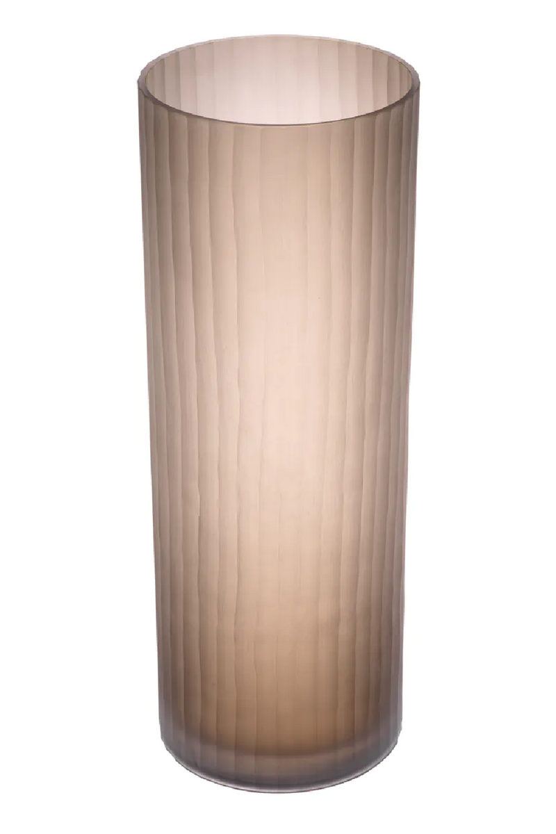 Brown Frosted Glass Vase | Eichholtz Haight | Oroatrade.com