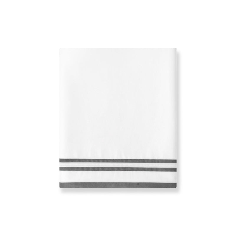 430TC Sateen Striped Flat Sheet | Amalia Home Sonata | Oroatrade.com