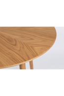 Round Natural Wood Dining Table | DF Fabio | Oroatrade.com