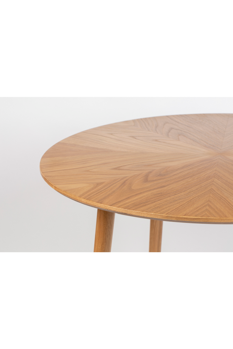 Round Natural Wood Dining Table | DF Fabio | Oroatrade.com