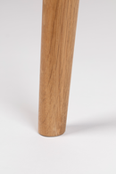 Round Natural Wood Dining Table | DF Fabio | Oroatrade.com