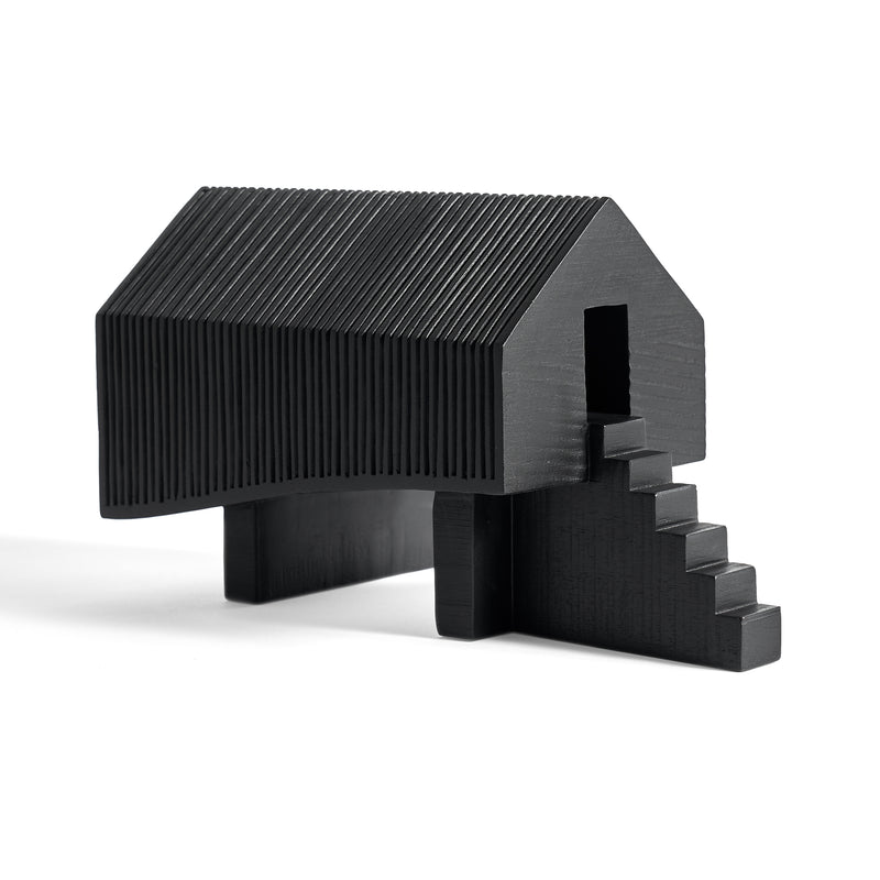 Black Mahogany Deco Object | Ethnicraft Stilt House | Oroatrade.com