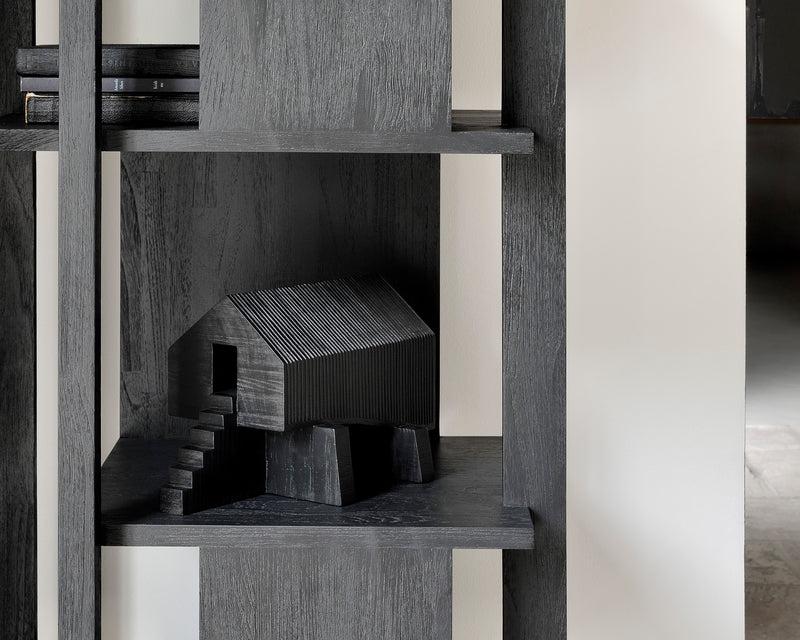 Black Mahogany Deco Object | Ethnicraft Stilt House | Oroatrade.com
