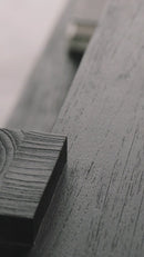 Black Teak Architectural Coffee Table | Ethnicraft Abstract | Oroatrade.com