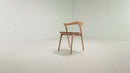 Cushioned Scandinavian  Dining Chair | Ethnicraft Bok | Oroatrade.com