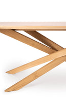 Oval Oak Dining Table | Ethnicraft Mikado | Oroatrade.com