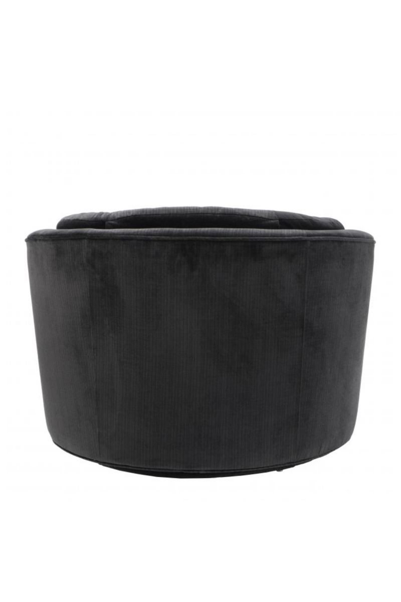 Black Velvet Swivel Chair | Eichholtz Recla | Oroatrade.com