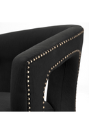 Studded Black Accent Chair | Eichholtz Adam | Oroatrade.com