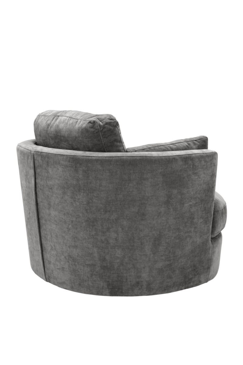 Gray Velvet Swivel Chair | Eichholtz Clarissa | Oroatrade.com