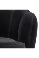 Gray Velvet Scalloped Swivel Chair | Eichholtz Mirage | Oroatrade.com