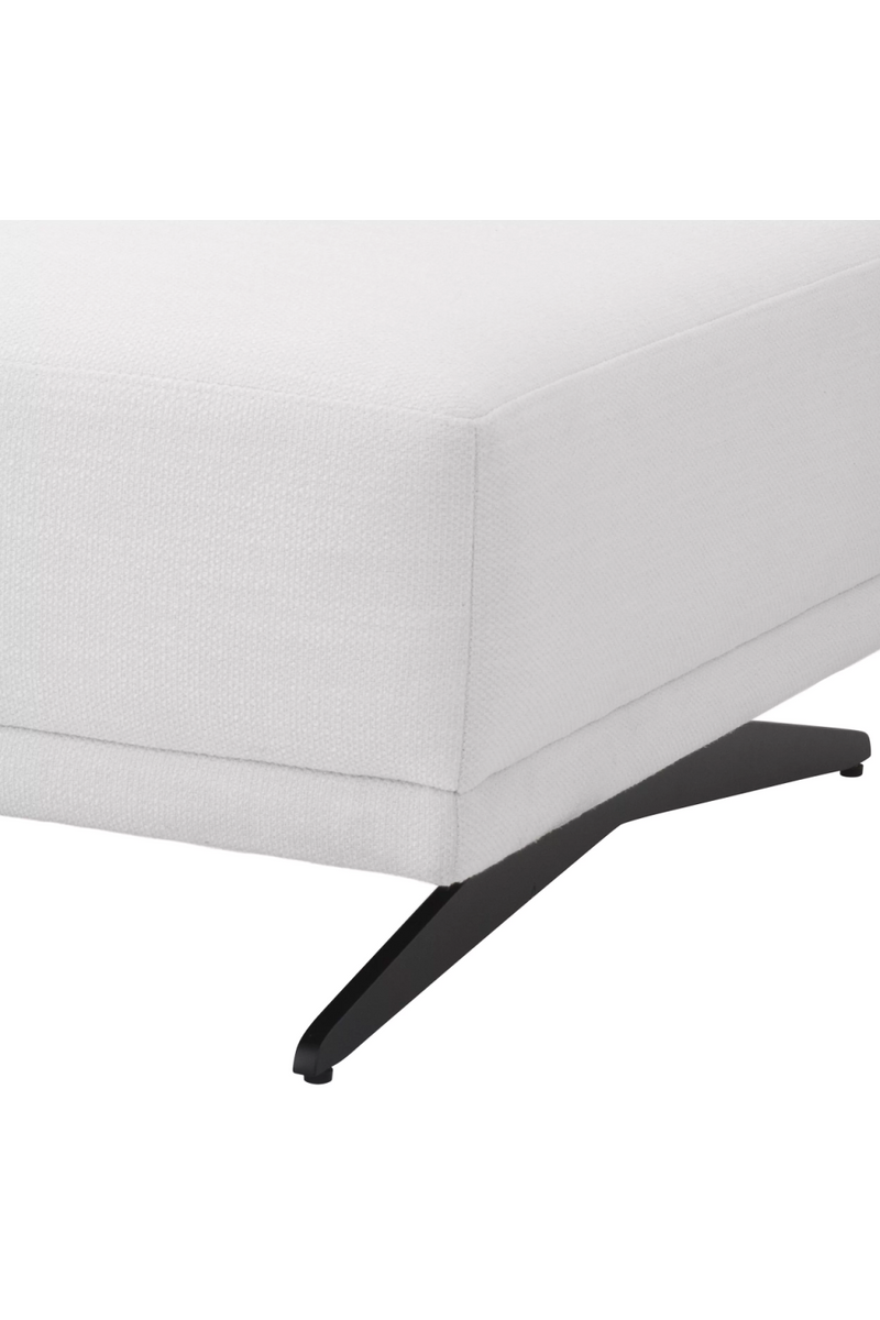 Upholstered Avalon White Ottoman | Eichholtz Endless | OROATRADE.com