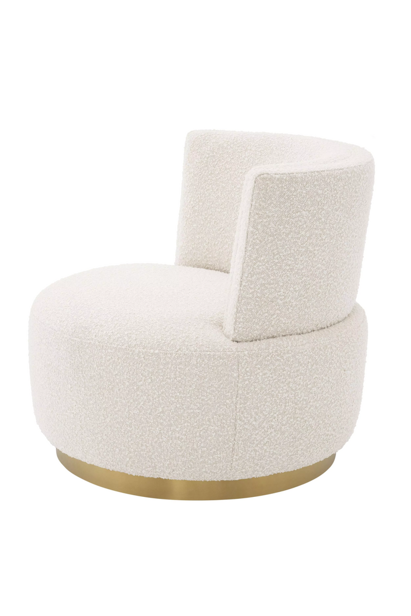 Bouclé Swivel Lounge Chair | Eichholtz Alonso | Oroatrade.com