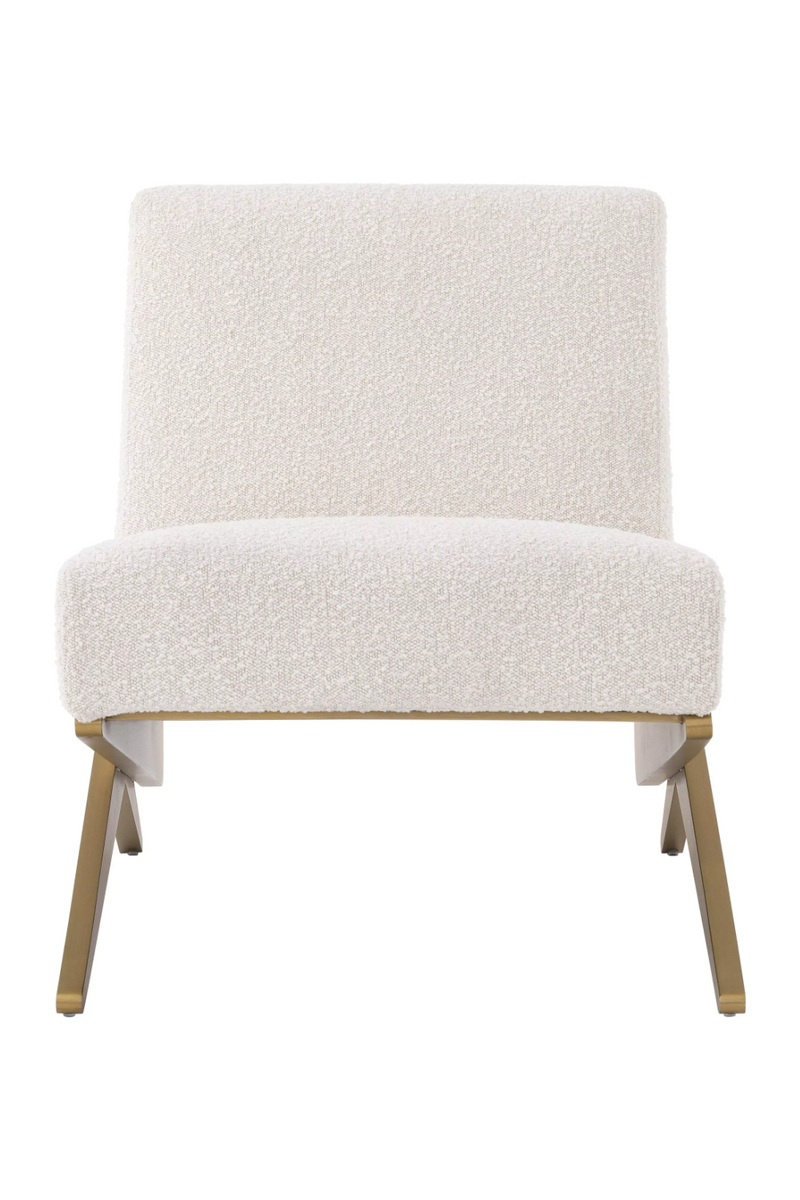 Cream Bouclé Lounge Chair | Eichholtz Fico | Oroatrade.com