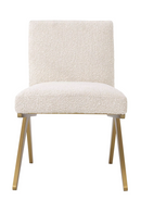 Cream Bouclé V-Leg Dining Chair | Eichholtz Fico | Oroatrade.com