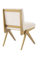 Cream Bouclé V-Leg Dining Chair | Eichholtz Fico | Oroatrade.com