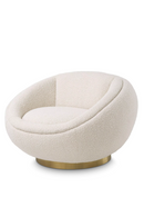 Round Bouclé Swivel Chair | Eichholtz Bollinger | Oroatrade.com