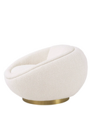 Round Bouclé Swivel Chair | Eichholtz Bollinger | Oroatrade.com
