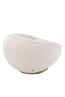 Round Bouclé Swivel Chair | Eichholtz Bollinger | Oroatrade.com