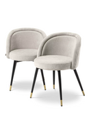 Curved Back Dining Chair Set (2) | Eichholtz Chloé | OROATRADE.com