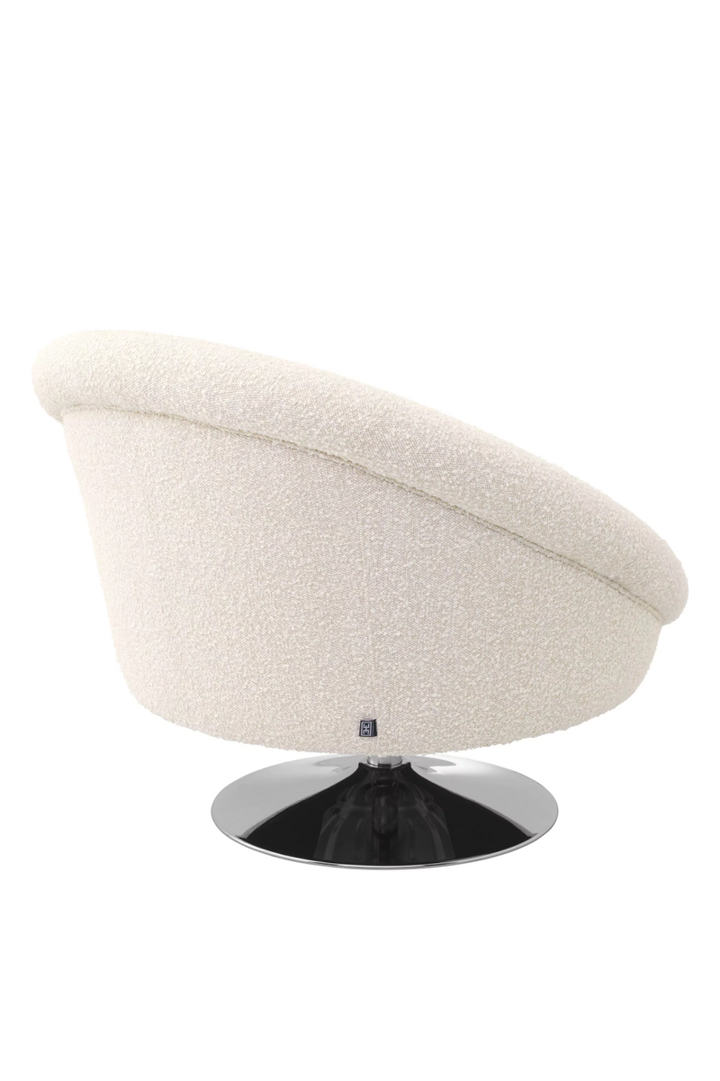 Cream Bouclé Swivel Tub Chair | Eichholtz Nemo | Oroatrade.com