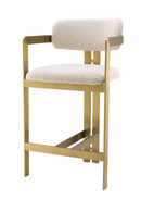 Modern Upholstered Counter Stool | Eichholtz Donato | Oroatrade.com